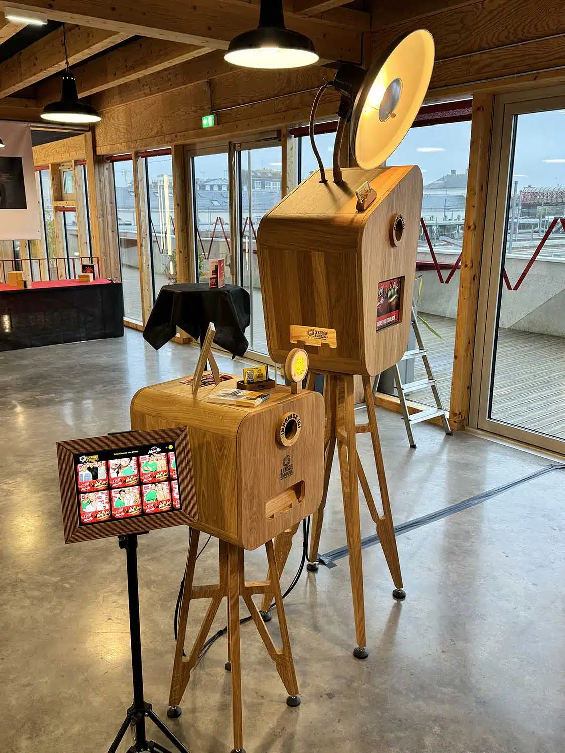 Nos solutions de photobooth en bois
