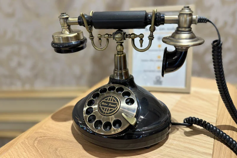 Un téléphone audio rétro