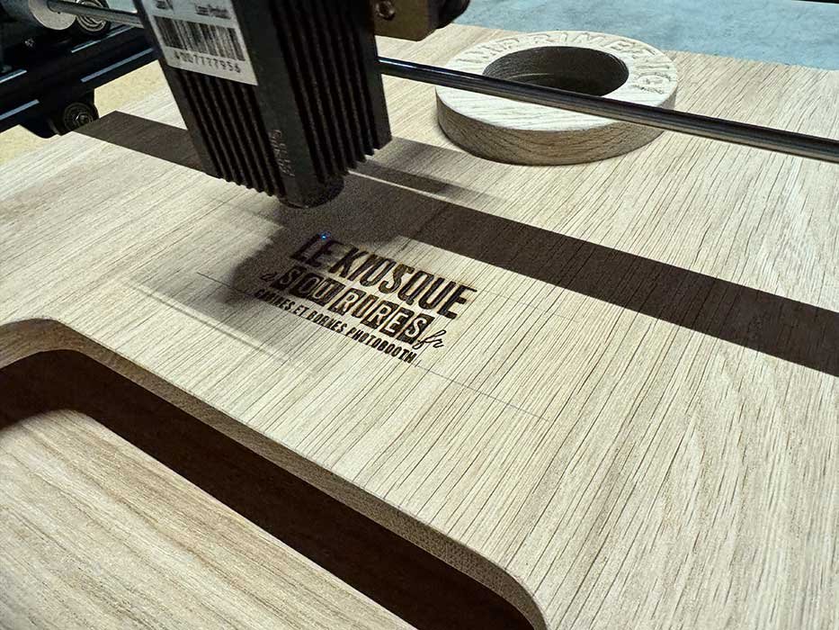 Fabrication d'une borne photobooth en bois